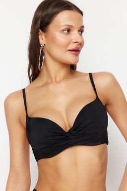 TRENDYOLMILLA Siyah Balkonet Buzgulu Push Up Bikini Ustu TBESS24BU00148  фото 4