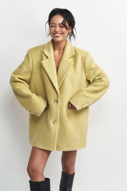Пальто-жакет Желтая груша