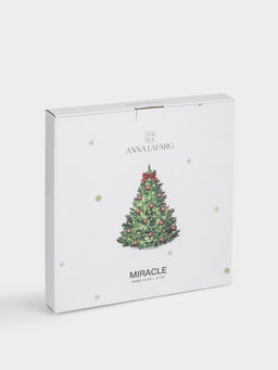 Тарелка обеденная, 27 см, фарфор N, белая, Елка, Miracle - Anna lafarg фото 8