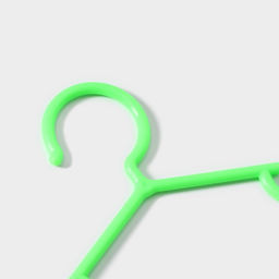 Плечики - вешалки для одежды Доляна, 26,514 см, 10 шт, детские, цвет зелёный  фото 4