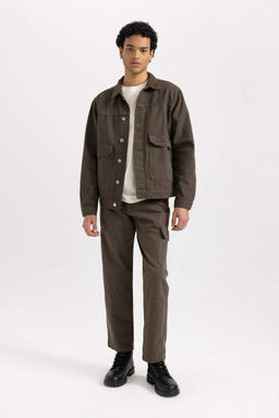 Джинсовые брюки широкого кроя с нормальной талией и широкими штанинами - Defacto фото 2