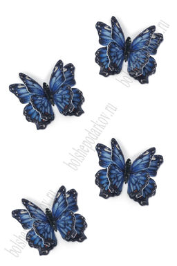 Лазерная вырубка из фетра "Бабочка" 5 см (10 шт) №8 несклеенная