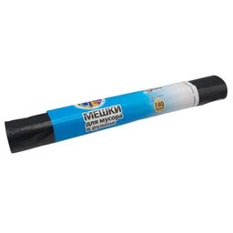 Мешки для мусора в рулоне "Идеал" 180л, 10шт, 88х110см, 50 мкм (Россия)