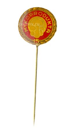 Значок рекламный Грибные продукты