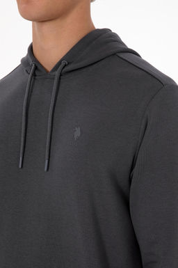Erkek Regular Fit Kap__onlu Gr_ Basic Sweatshirt Sepette S_rpriz _ndirim - U.s. polo assn фото 7