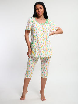 М43 Пижама Мальвина (груши на молочном)