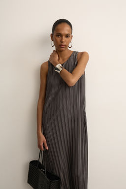 Платье миди плиссе - Mollis фото 3