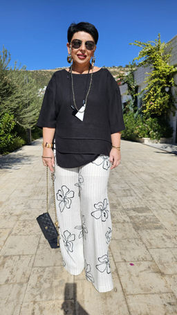 Костюм Vittoria Queen 24163 цветы+полоска+черный  фото 2