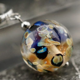 Серьги из муранского стекла SAPPHIRE GLORY LS3458