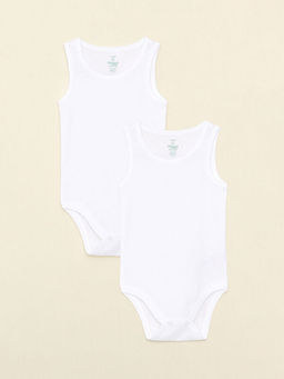 Bisiklet Yaka Basic Organik Pamuklu K?z Bebek ??t??tl? Body 2li