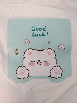 Сумка шоппер "Good luck", white
