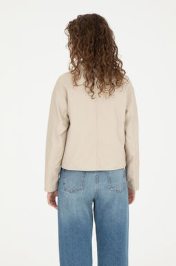 Женская кожаная куртка с камнем Неожиданная скидка в корзине - U.s. polo assn фото 5