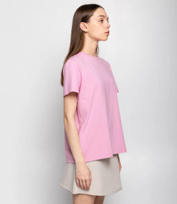 Футболка #1S600, розовая лаванда