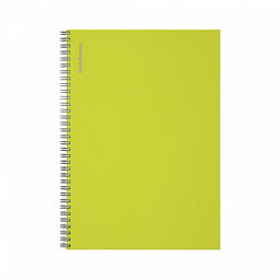 Цена за 12 шт. Тетрадь общая ученическая на спирали ErichKrause Neon, А4, 120 листов, клетка, ламинация глянцевая, структурное тиснение лён  фото 13