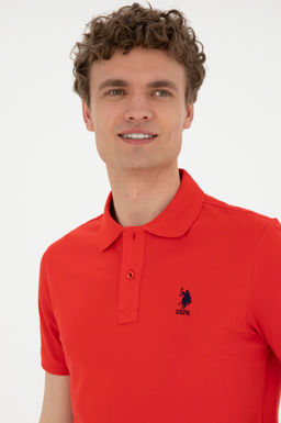 Мужская красная базовая футболка Неожиданная скидка в корзине - U.s. polo assn фото 9