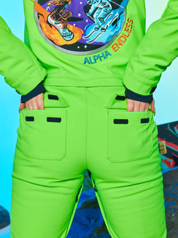 Женский сноубордический горнолыжный комбинезон Alpha Endless Aeternitas 223/2305 FAG - Салатовый  фото 37