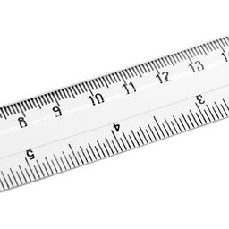 Цена за 48 шт. Линейка 20 см, пластик, МИКС