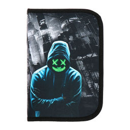 Цена за 5 шт. Пенал школьный, 1 секция, 14×21×4 см «Маска»