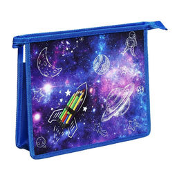 Папка для тетрадей, А5, пластиковая, 19×23×5 см «Ракета»