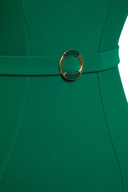 TRENDYOLMILLA Siyah Kemerli Straplez Regular Mayo TBESS21MA0134 фото 7