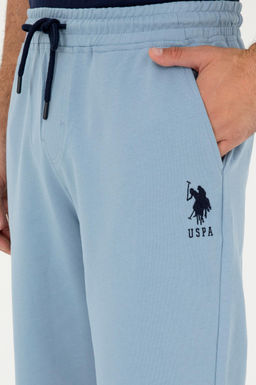 Мужские трикотажные шорты цвета индиго - U.s. polo assn фото 5
