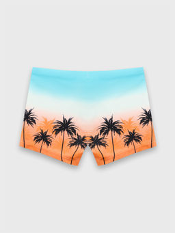 Трусы купальные для мальчиков с тропическим принтом - Mark formelle фото 6