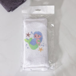 Цена за 2 шт. Мочалка-лента для тела хлопковая Доляна «Русалочка», 10,5×25 см