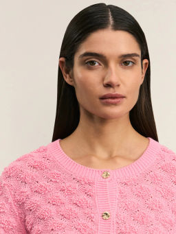 Кардиган из фактурной пряжи / Zarina фото 6