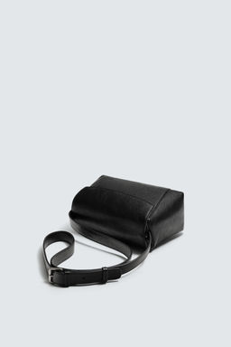 LEATHER CROSSBODY BAG M LIMITED EDITION - Zara фото 12