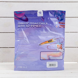 Пластик Luazon PLA-5, для 3D ручки, 5 цветов по 10 метров - Luazon home фото 6