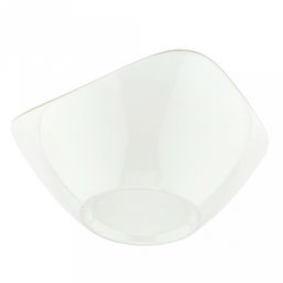 Облако Салатник фарфоровый 500мл, 16х15,5х6,8см, треугольная форма, рельефный декор - голубой, отводка, белый (Китай) - Домашняя мода фото 3