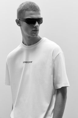 Camiseta con motivo estampado Loose Fit