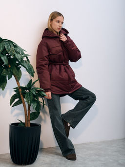 Куртка зимняя "Эмми" бордо