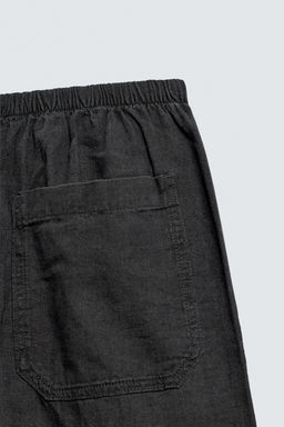 PANTAL?N CINTURA JOGGER RELAXED FIT / Negro