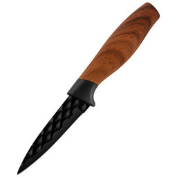 Нож для овощей 8,9 см Mallony Tronto с рукояткой софт-тач фактурное лезвие арт.110646