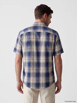 Regular Fit Ekose Poplin Erkek G?mlek