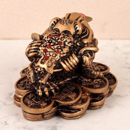 Фигурка Жаба денежная 6,5х4,5х5,5 см / GN491 /уп 260/ - Галеонтрейд фото 2