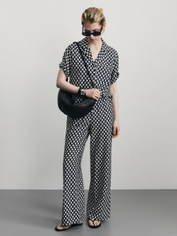 Брюки прямого кроя с принтом / Zarina