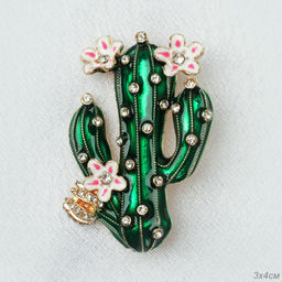 Брошь Кактус / 5265 /уп 12/