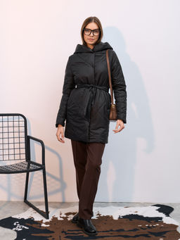 Полупальто демисезонное "2026" черный