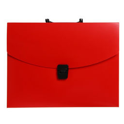 Папка-портфель А4 Calligrata, 1 отделение, 700 мкм, до 300 листов, красная  фото 2