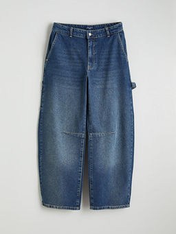 Barrel Fit Kad?n Jean Pantolon