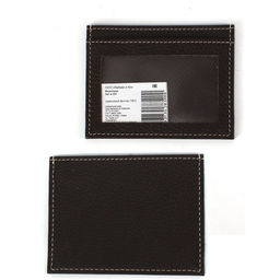 Обложка пропуск/карточка/проездной Croco-В-223 натуральная кожа коричневый флотер (116/1) 265506