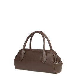 6811 coffee color, Женская кожаная сумка, Barcelo Biagi