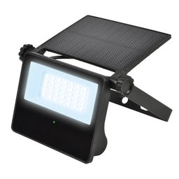 USL-F-563/МT100 SENSOR Садовый светильник на солнечной батарее, с датчиками движения и освещенности. 1300лм. Дневной свет (6500K). Корпус черный. TM Uniel