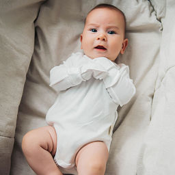 Варежки-царапки Молоко 2 пары 0+ - Bungly фото 4