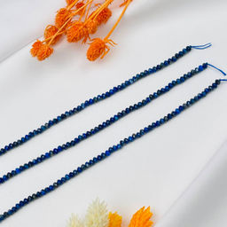 Бусины для украшений из Лазурита (130 бусин)