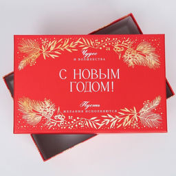 Набор подарочных коробок 10 в 1 «С Новым годом», 12×7×4 - 32.5×20×12.5 см