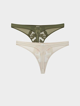 Dantelli Fantezi Tanga K?lot 2li