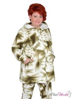 Толстовка Модель №1532 размеры 44-84 - Plusmoda фото 3